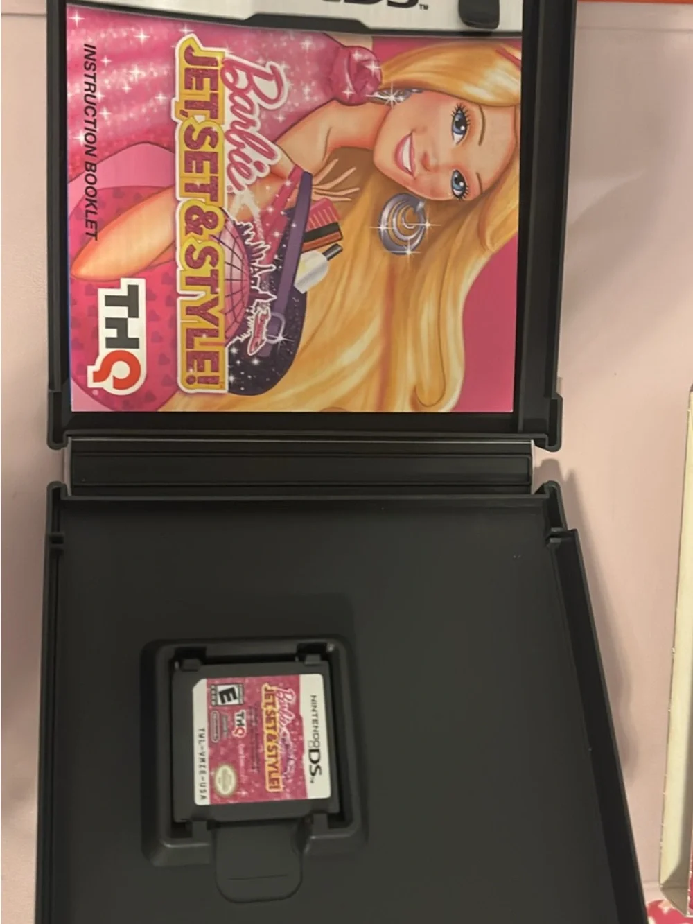 Barbie Jet Set & Style Nintendo DS Game - Pink, Gold